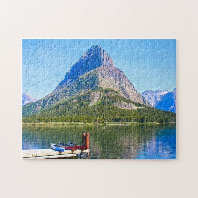 Puzzle Lago Swift Current Montana. (Horizontal)