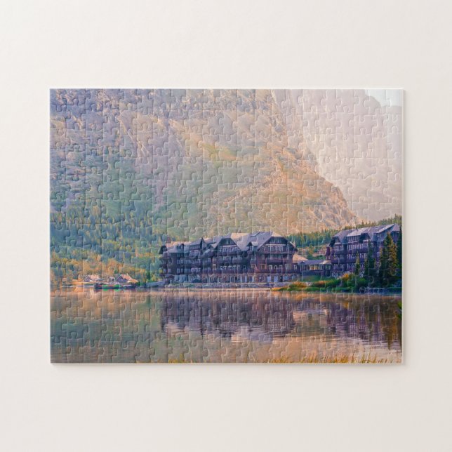 Puzzle Lago Swift Current Montana (Horizontal)