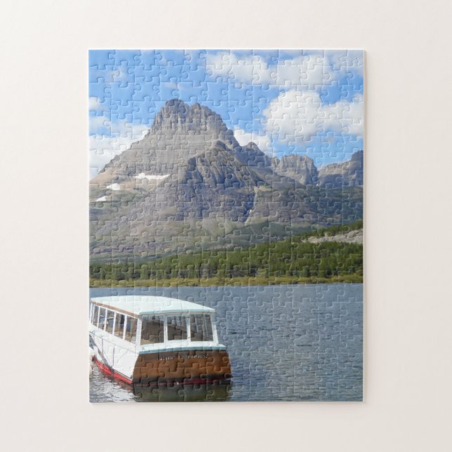 Puzzle Lago Swiftcurrent - Parque Nacional Glacier (Vertical)