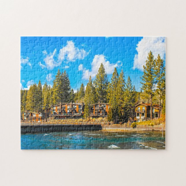 Puzzle Lago Tahoe Nevada. (Horizontal)