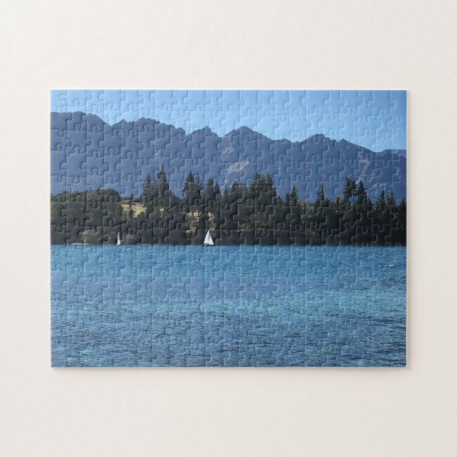 Puzzle Lago Wakatipu, Nueva Zelanda (Horizontal)