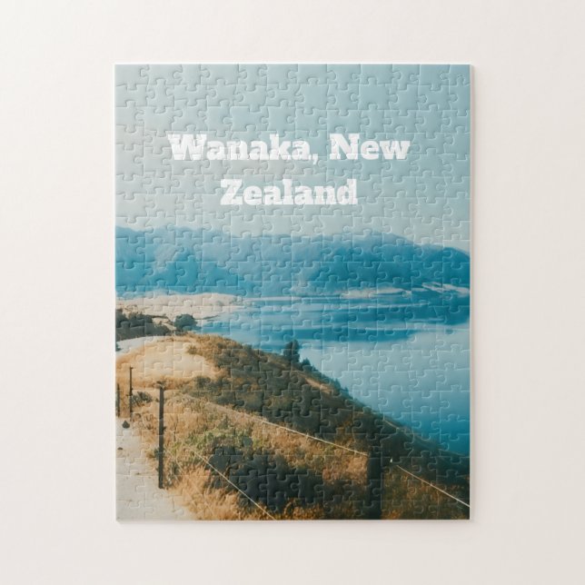 Puzzle Lago Wanaka, Isla Sur, Nueva Zelanda (Vertical)