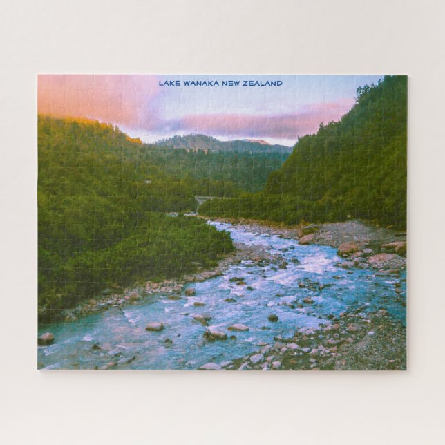 Puzzle Lago Wanaka Nueva Zelanda (Horizontal)