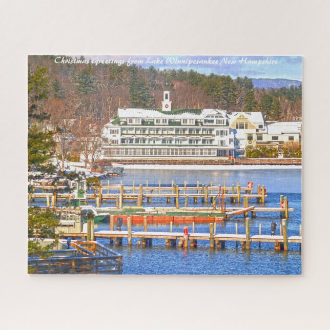 Puzzle Lago Winnipesaukee New Hampshire. (Horizontal)