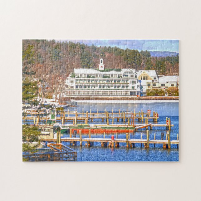 Puzzle Lago Winnipesaukee New Hampshire. (Horizontal)