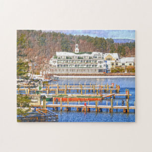 Puzzle Lago Winnipesaukee Nuevo Hampshire.