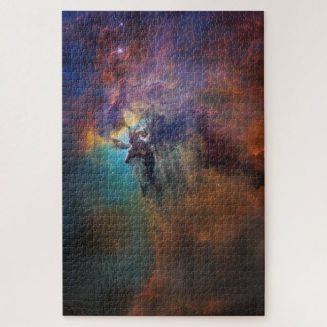Puzzle Lagoon Nebula (Astronomy Space Image) (Universe) (Vertical)