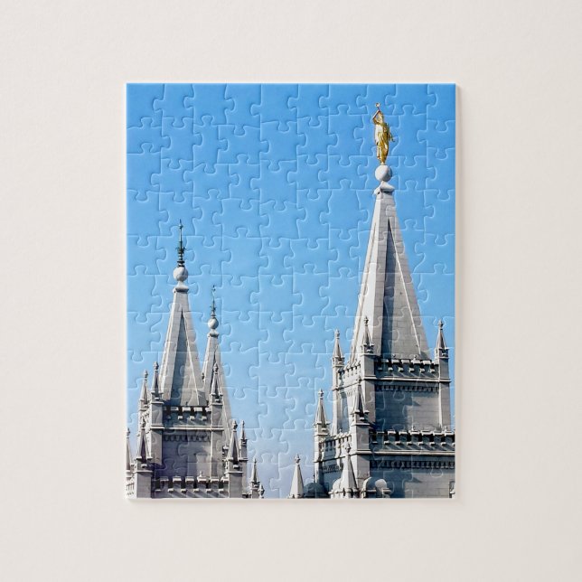 Puzzle lagos salados ciudad templo angel moroni (Vertical)