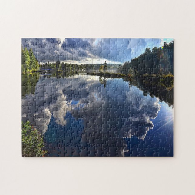 Puzzle Lagos y bosques Quebec. (Horizontal)