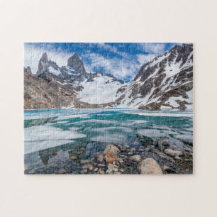Puzzle Laguna De Los Tres y soporte Fitzroy