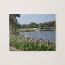 Puzzle Laguna y Flores