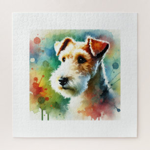 Puzzle Lakeland Terrier Dog 190624AREF116 - Watercolor
