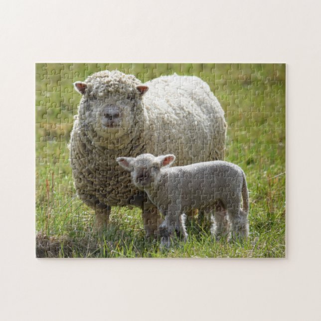 Puzzle Lámpara de bebé de mamá - 11x14 (Horizontal)