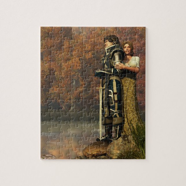 Puzzle Lancelot y Guinevere (Vertical)