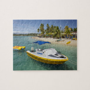 Puzzle Lancha motora y barco banana