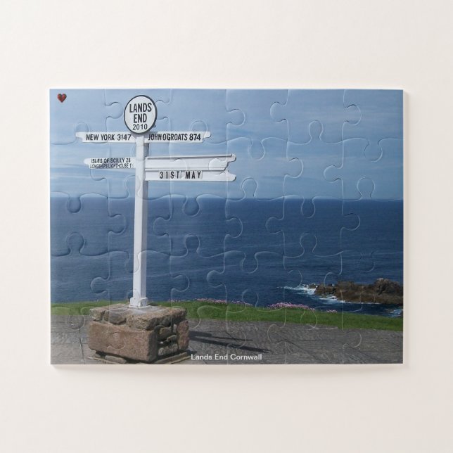 Puzzle Lands End Cornwall (Horizontal)
