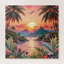 Puzzle Landscape Tropical Beach