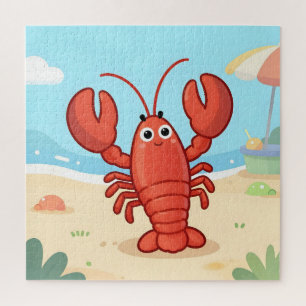 Puzzle Langosta linda en la playa