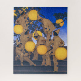 Puzzle Lantern Bearers | Maxfield Parrish |