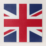 Puzzle Lanzamiento de la bandera del Reino Unido<br><div class="desc">La bandera nacional del Reino Unido es la bandera de la Unión, también conocida como la bandera de la Unión. La bandera está formada por la cruz roja de San Jorge (santo patrón de Inglaterra), con un borde de blanco, superpuesta a la Cruz de San Patricio (santo patrono de Irlanda),...</div>