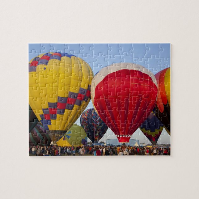 Puzzle Lanzando globos aerostáticos (Horizontal)
