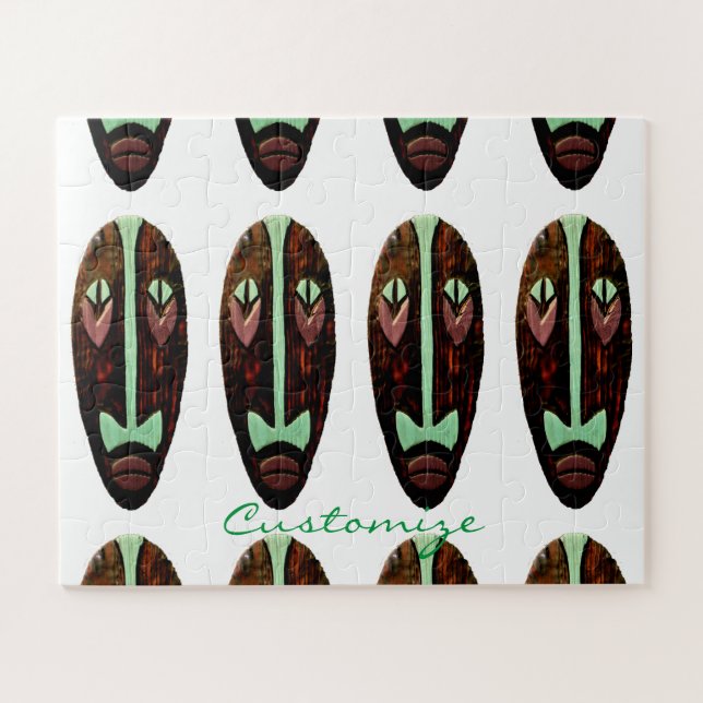 Puzzle Larga máscara tiki Thunder_Cove (Horizontal)