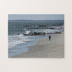Puzzle Largas caminatas invernales por la playa