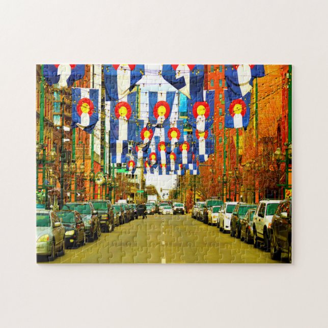 Puzzle Larimer Street Denver Colorado. (Horizontal)