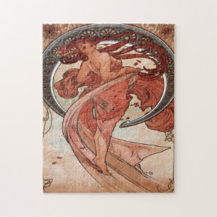 Puzzle Las artes - Danza (1898) Alphonse Mucha