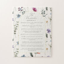 Las Bienaventuranzas Mateo 5:3–12 Escritura Floral