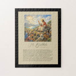 Puzzle Las Bienaventuranzas Mateo 5:3–12 Sermón de la Mon