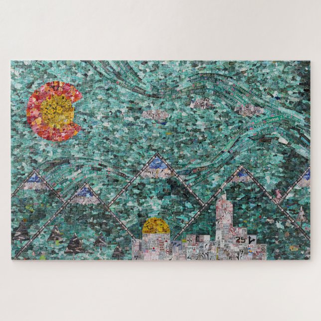 Puzzle Las calles de Denver (Horizontal)