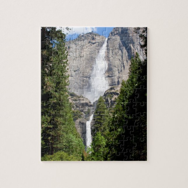 Puzzle Las cataratas de Yosemite en mayo (Vertical)