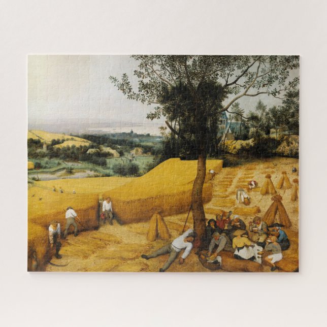 Puzzle Las cosechadoras de Pieter Bruegel, el anciano (Horizontal)