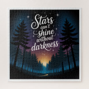 Puzzle Las estrellas no brillan sin oscuridad