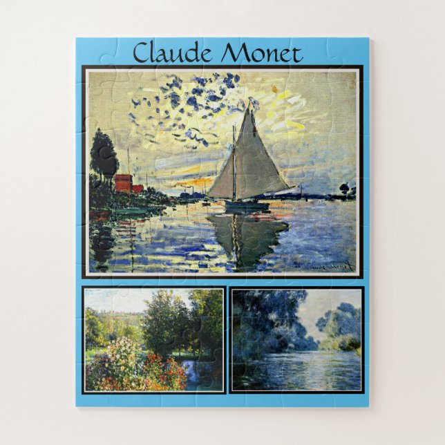Puzzle Las famosas pinturas de Claude Monet (Vertical)