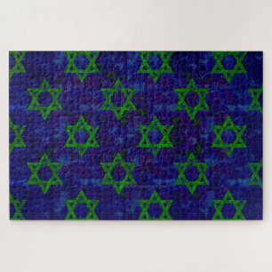 Puzzle Las filas verdes de Hanukkah de SlipperyJoe's Estr