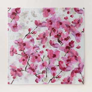 Puzzle Las Flores De Cerezo Rosa No Tienen Maravilla.