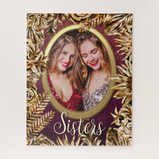 Puzzle Las Flores De Oro De Lujo Elegantes Añaden Sus Her