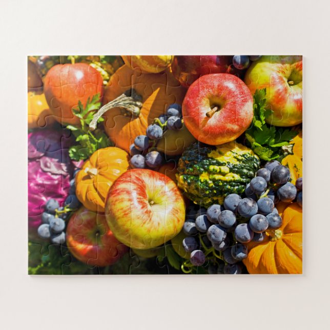 Puzzle Las frutas y verduras abundantes (Horizontal)