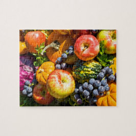 Puzzle Las frutas y verduras abundantes