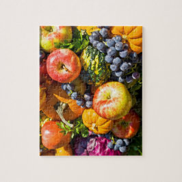 Puzzle Las frutas y verduras abundantes