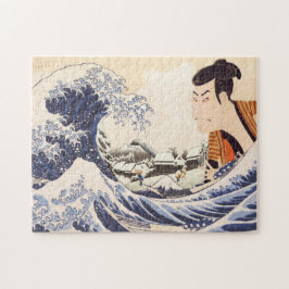 Puzzle Las grandes olas de collages de ukiyoe