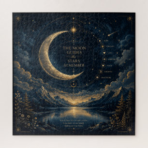 Puzzle Las Guías de la Luna Arte Celestial de Luna y Es
