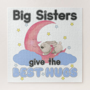 Puzzle Las hermanas mayores dan los mejores abrazos - Con