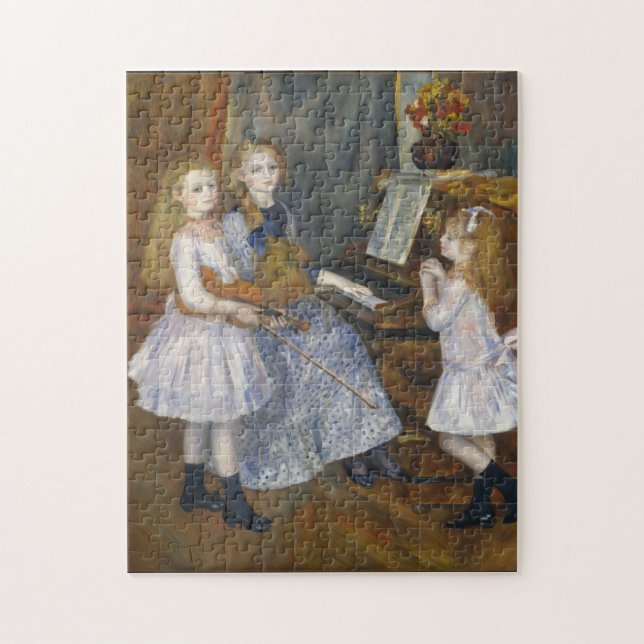 Puzzle Las hijas de Catulle Mendès por Auguste Renoir (Vertical)
