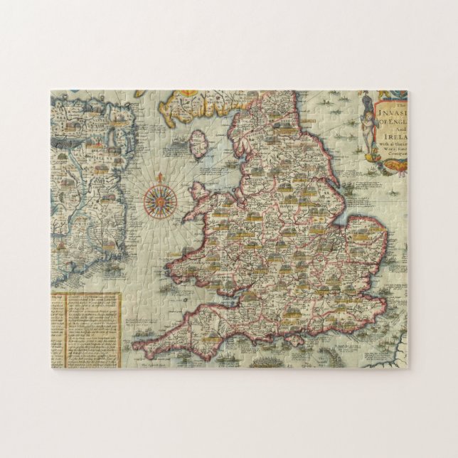 Puzzle Las invasiones de Inglaterra y de Irlanda (Horizontal)
