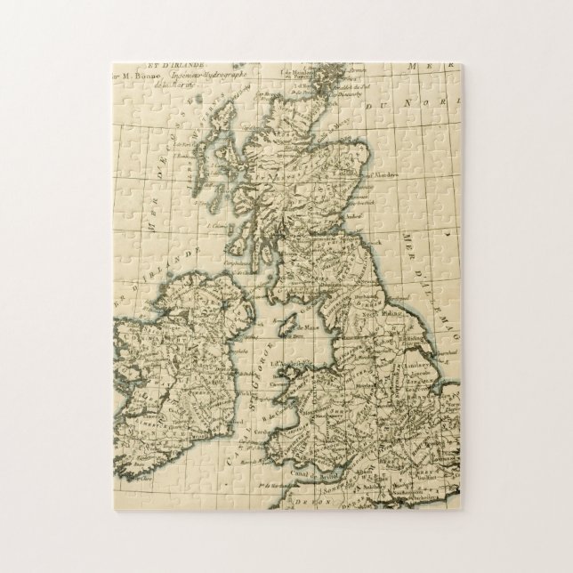 Puzzle Las islas británicas (Vertical)
