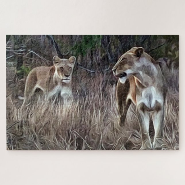 Puzzle Las leonas (Horizontal)