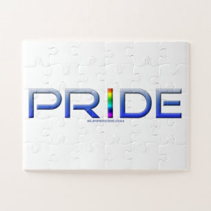 Puzzle Las letras metálicas de la palabra orgullo de Slip